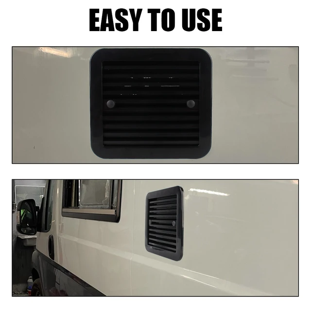 HOW TO USE WINDOW AIR VENTS VENTILATION GRILLE FOR CAMPERVAN & MOTORHOME?