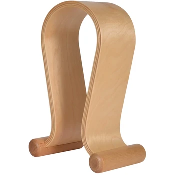 

Wooden Headphone Rack, Headset Storage Shelf Storage Rack, Bracket with Wooden Support Rod, Suitable for Headphones