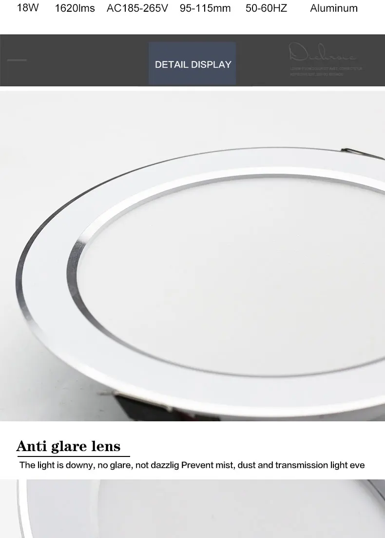 Holofotes para Baixo Luzes para Cozinha Sala de Estar Downlight 15w 12 9 7 Redonda Recesso Luminárias Teto Escritório 10 Pçs Led 220v18w Computers & Electronics