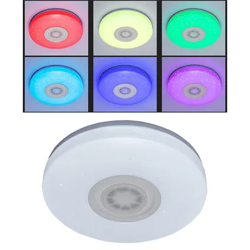 

Household Modern Led Music Ceiling Light Dimmable Bluetooth Speaker APP Control