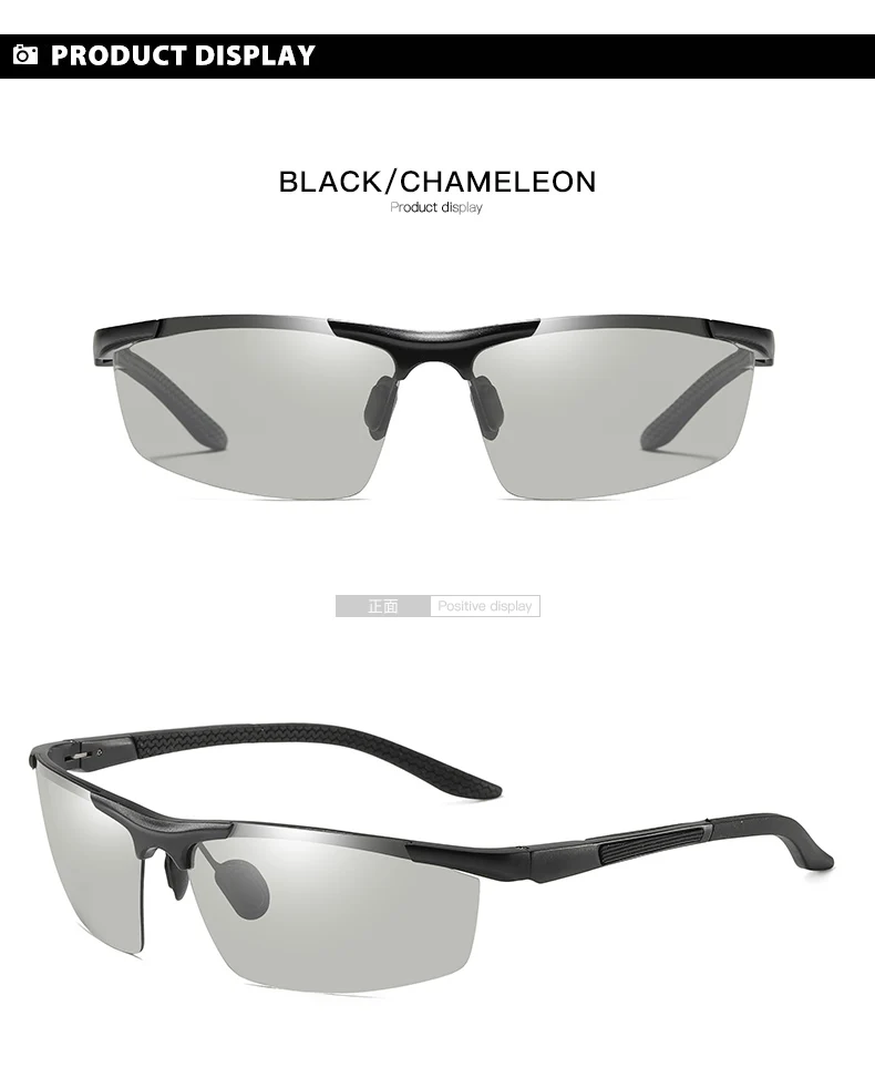 CoolPandas бренд классический дизайн фотохромные солнцезащитные очки для мужчин поляризованные очки для вождения день ночное видение Хамелеон объектив унисекс