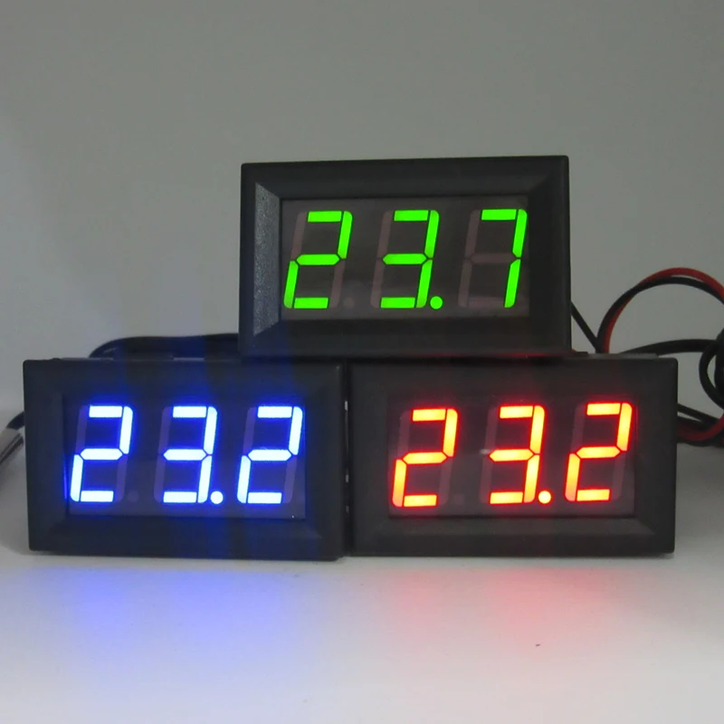 12V электронный счетчик температуры цифровой термометр для аквариума холодильник