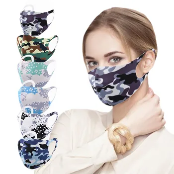 

PM2.5 Face Mask Quick Dry Reusable Washable Protection Cover Breathable Dustproof Facemask Reusable Scarf Flag Bandana#3