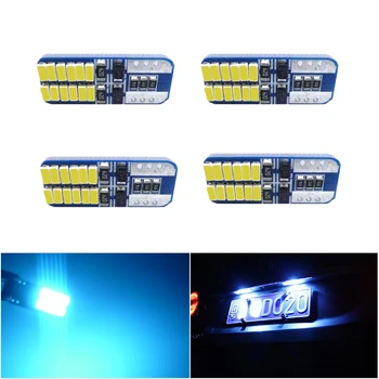 

4x W5W T10 LED Canbus Bulb Car Side Marker Light License Plate Lamp For Ford Focus 1 2 3 Fiesta Mondeo Ecosport Kuga F-150