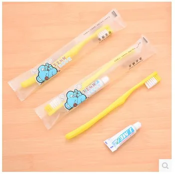 

Travel Set Toothbrush Suit Hotel Toothpaste Disposable Kids