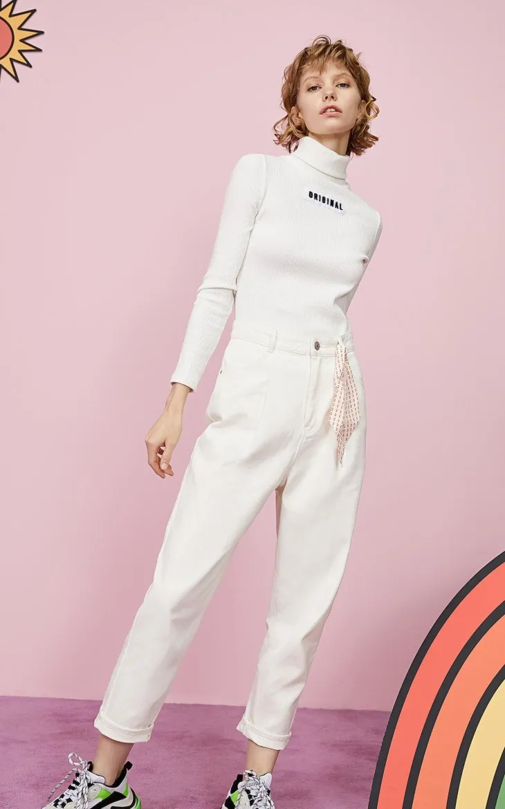 Vero Moda женские укороченные джинсы с высокой посадкой | 319349551