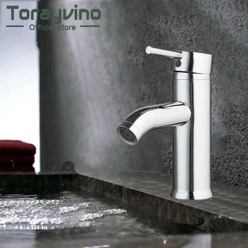 

Bathroom Faucet For Vessel Sink Deck Mounted Lavabo Musluk Wash Basin Mixer Taps Chrome Brass Faucets Single Handle Spray Taps