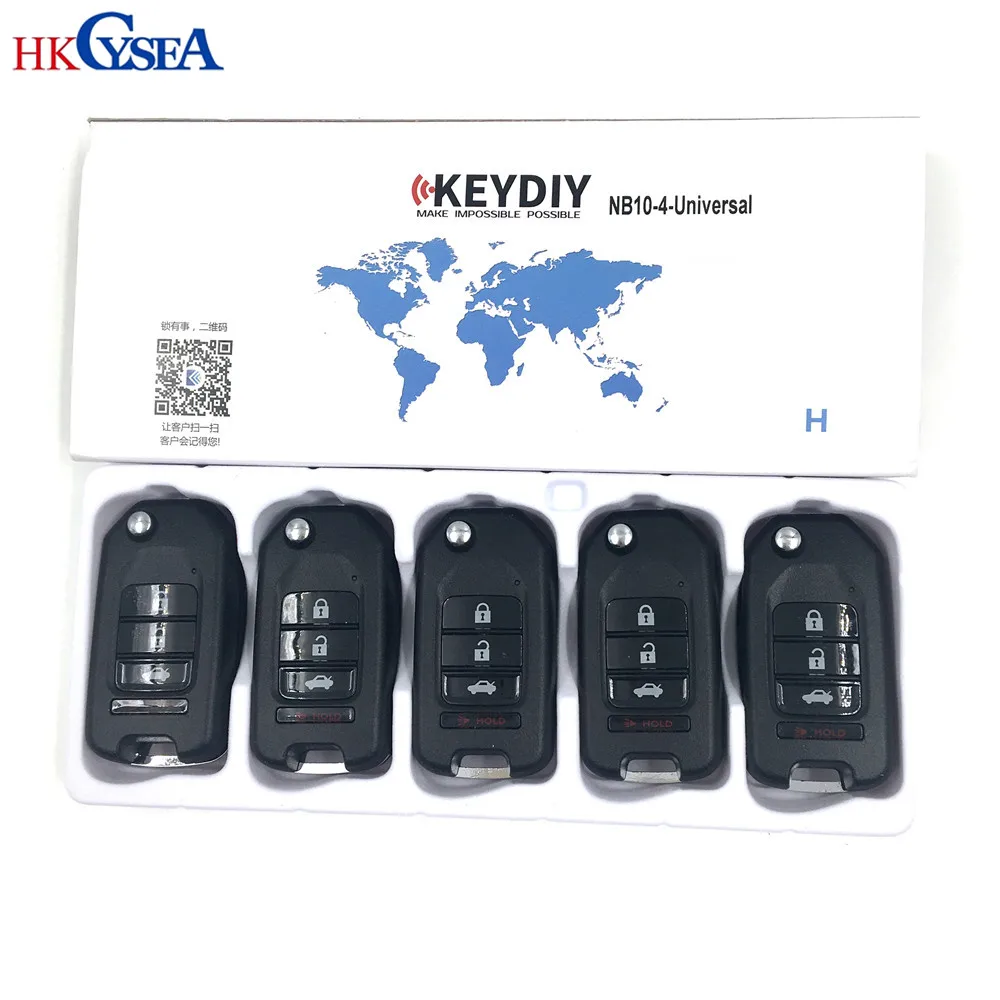 KEYDIY 5 шт. 3/4 кнопки NB10 для KD900/KD X2/URG200 KD мини ключ программист серии NB