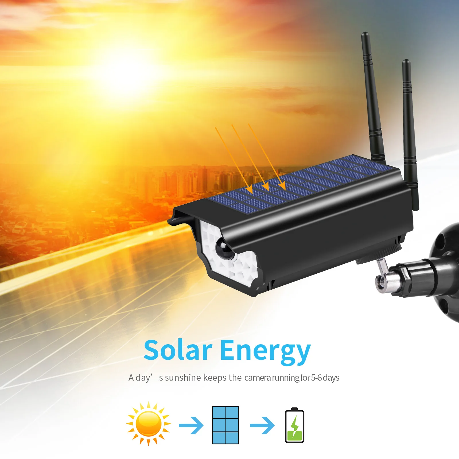 A-ZONE светодиодный светильник на солнечной батарее, пустышка, камера безопасности IP65, водонепроницаемый датчик движения PIR, наружная камера видеонаблюдения, Имитация камеры наблюдения