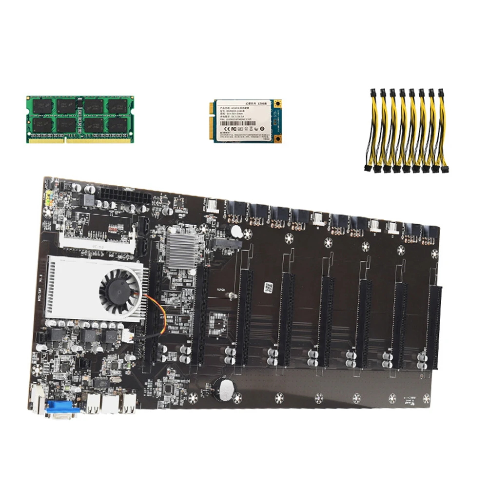 Материнская плата для настольного компьютера 575 мм материнская майнинга 8x PCI Express