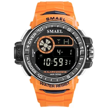 

SMAEL Men Watch Digital 2020 Shock Sports Watch Men Waterproof Military 10 Colors Men's Quartz Mens Gift reloj deportivo hombre