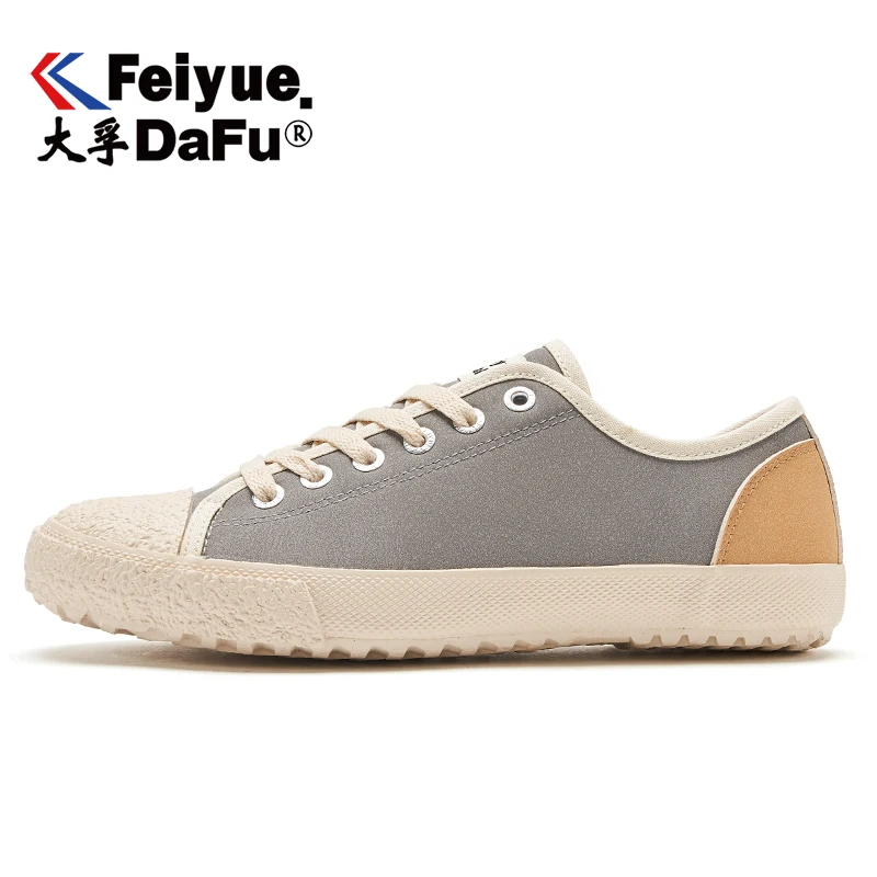 Feiyue/низкая зимняя Вулканизированная обувь; коллекция 2230 года; теплая хлопковая обувь; женские бархатные туфли из сверхтонкого волокна; 3 цвета; водонепроницаемые туфли без каблуков для снега