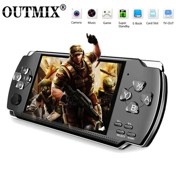 

Video Game Console Player X6 for PSP Game Handheld Retro Game 4.3 inch Screen Mp4 Player Game Player Support Camera Video E-book