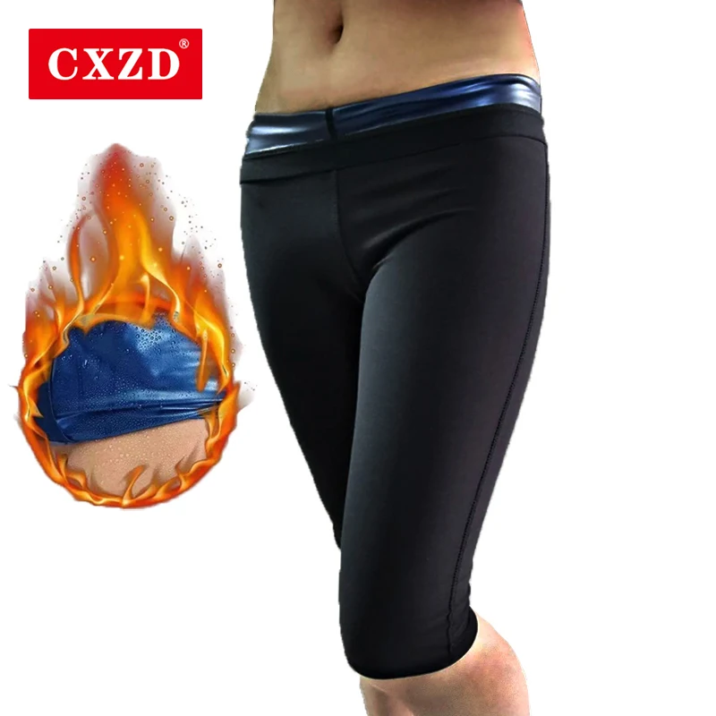 

CXZD Women Sauna Tight-fitting Sweating pants Workout Shapewear Waist Shaper Slimming Body Fat Burning Corset Gym Fitness Hot