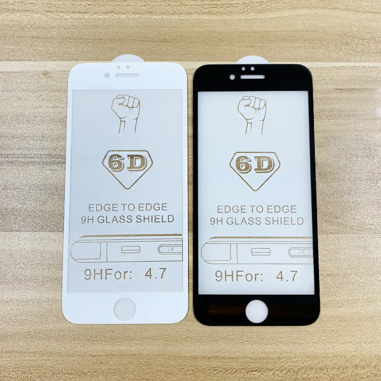 6D полное покрытие закаленное стекло для iphone 6 6s 7 8 Plus X XS MAX защита экрана на 11 pro 9H