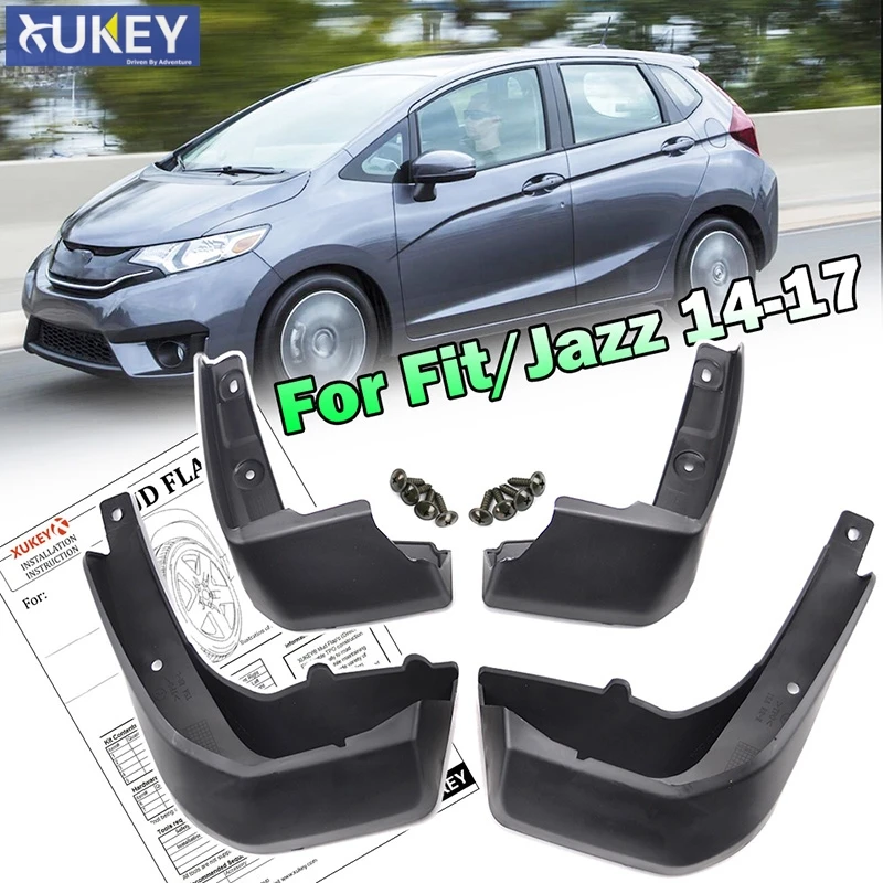 Автомобильные Брызговики для Honda Fit Джаз GK5 MK3 Брызговики ограничители Брызговики спереди и сзади аксессуары