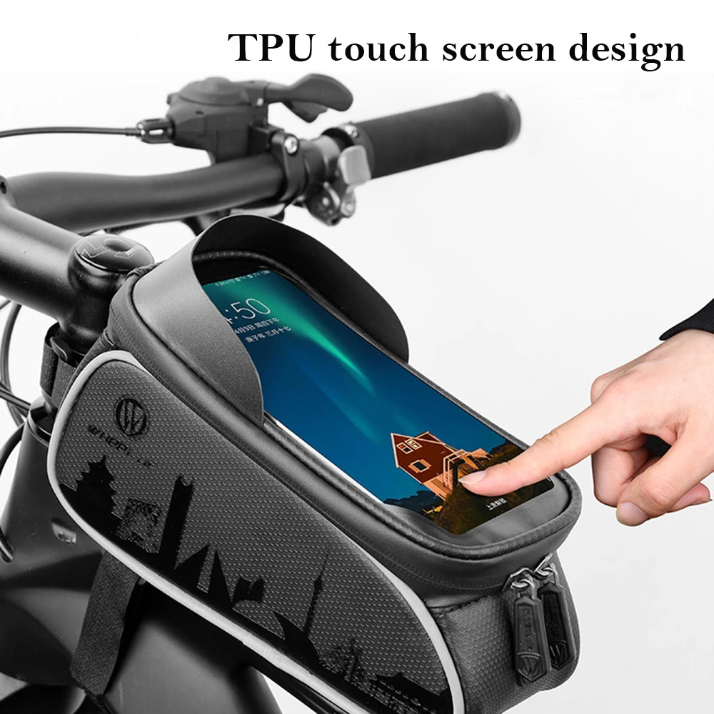 bicycle touch screen bag