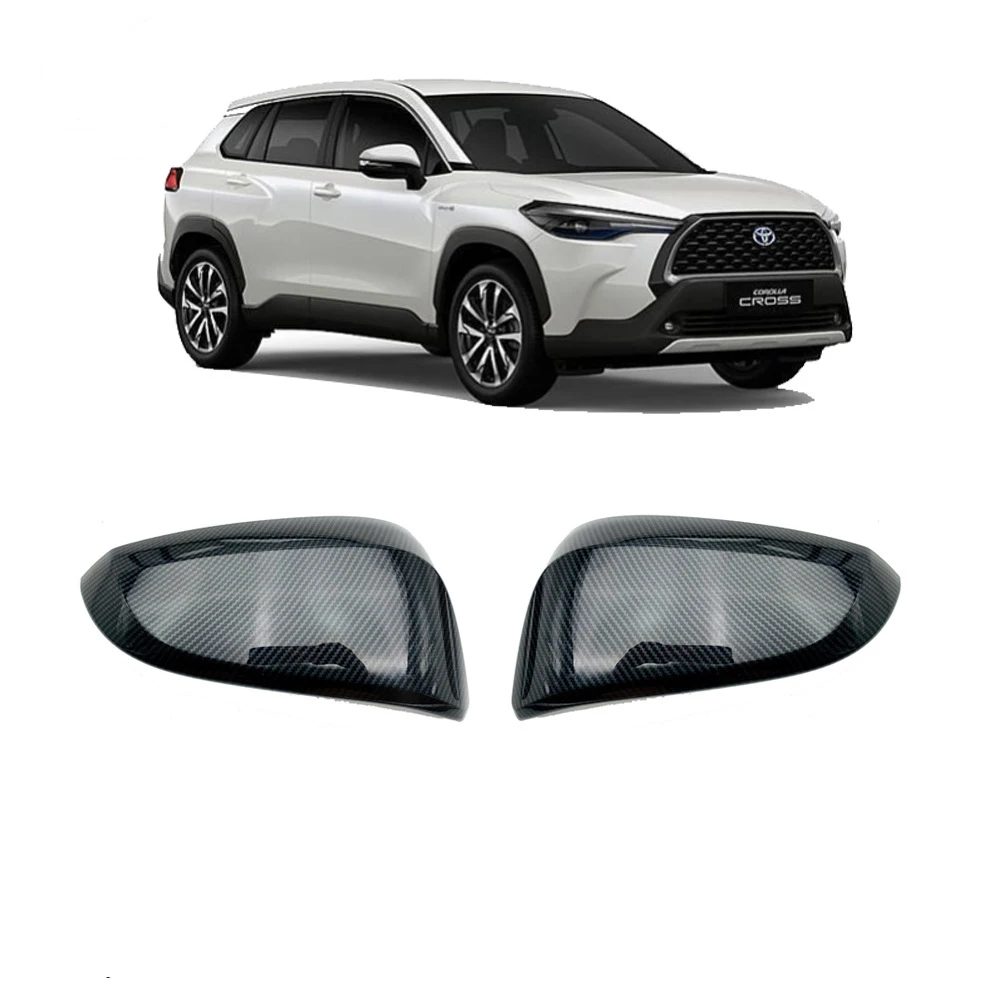 Accesorios para Toyota Corolla Cross 2020 2021, cubierta de espejo  retrovisor lateral, pegatina de carbono ABS|Espejo y coberturas| -  AliExpress