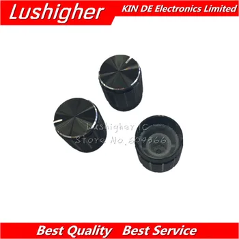 

10pcs 15*17mm Aluminum Alloy Potentiometer 15*17 Knob Rotary Switch Volume Control Knob Black