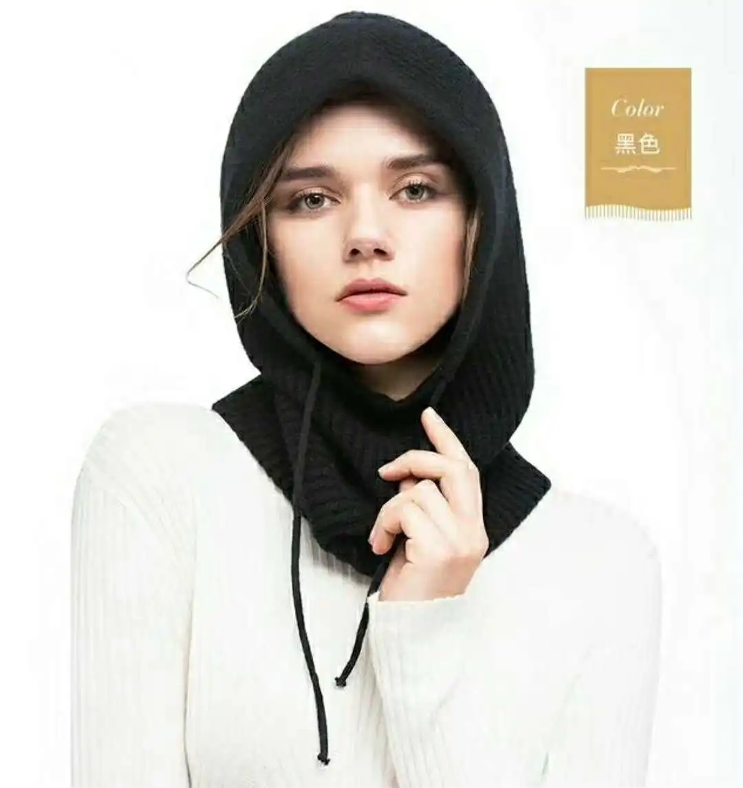 

Wool Hat Winter Hat Female Winter Korean-style Fashion Sweet Fashion Cute Furry Ball Autumn And Winter Knitted Warm Earmuffs Hat