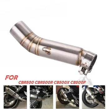 

Motorcycle exhaust contact middle pipe connector mid link pipe for cbr500 CBR 500R CBR500R CB500X CB500F 2013 to 2019 years