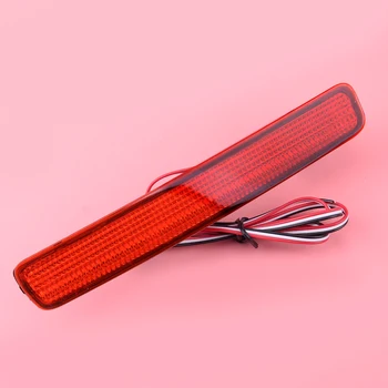 

CITALL Right Red Lens LED Bumper Reflector Marker Lights fit for Toyota Prius V 2012 2013 2014 2015 2016 2017