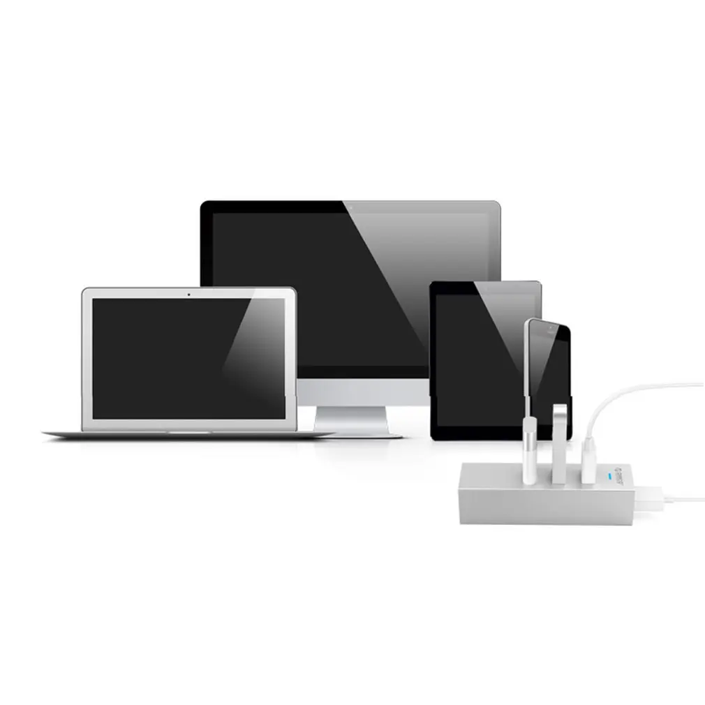 ORICO ASH3L-U3 алюминиевый usb-хаб высокоскоростной USB3.0 сплиттер с RJ45 порт гигабитный Ethernet адаптер для MAC ноутбук