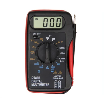 

DT83B Digital Multimeter Handheld Tester AC/DC Voltage Meter Pocket Multimeter Modern Current Ohmmeter Clamp Meters Tester