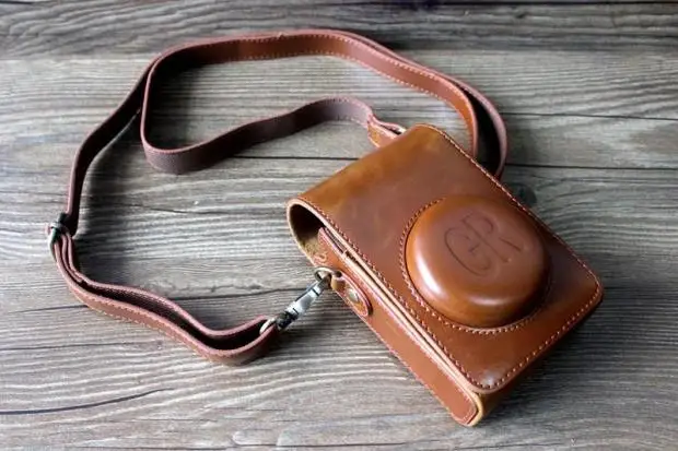 Custodia In Pelle Per Fotocamera Pu Per Ricoh Gr Grii Griii Gr Gr2 Gr3 Xf10 Zr1200,1500,2000,3500 Custodia Per Fotocamera Con Cinturino