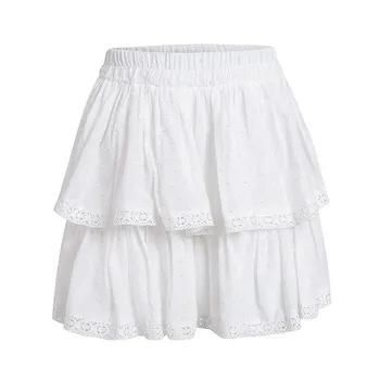 

white skirt