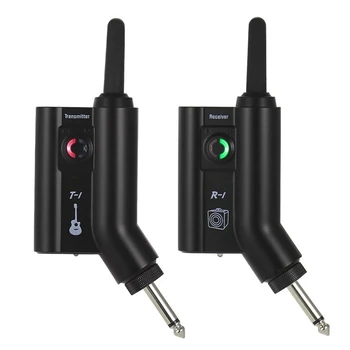 

Belcat T1R1 UHF Guitar Wireless o Transmitter Receiving System Rechargeable Guitar System for Electric Guitar