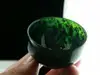 Chinese natural dark green jade bowl 3