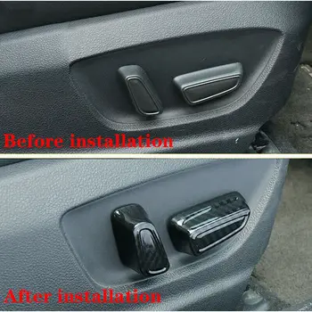 

Car Decorative Carbon Fiber Cover Adjustment Waterproof Sun-Proof 5pcs/Set