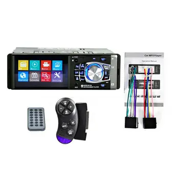 

2019 New 4.1" In-dash Audio Car HD Radio Stereo Wireless MP4 Player 1 DIN AUX 2 USB FM USB AUX FM AM Radio Universal