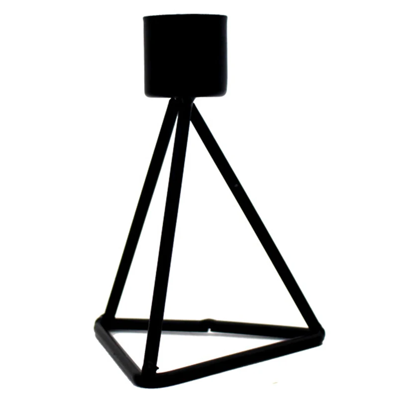 1pcs Candle Holder Candlestick Candle Holder Tealight Rack Holder Iron Craft Home Wedding Party Decorations