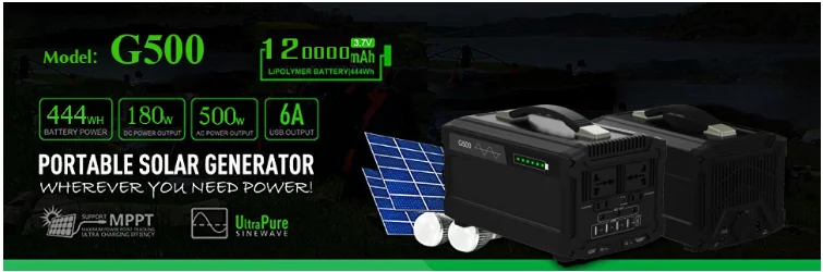Hot 2019 New product South Africa mini portable Solar power generator for home use