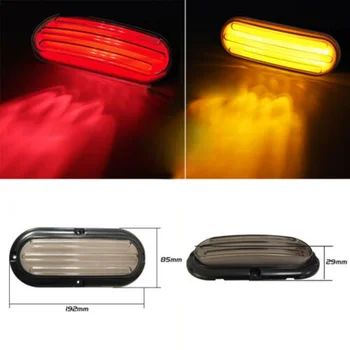 

Dual Color Tail Brake Light Truck Kit 74 LED Turn Signal Flowing Accessories