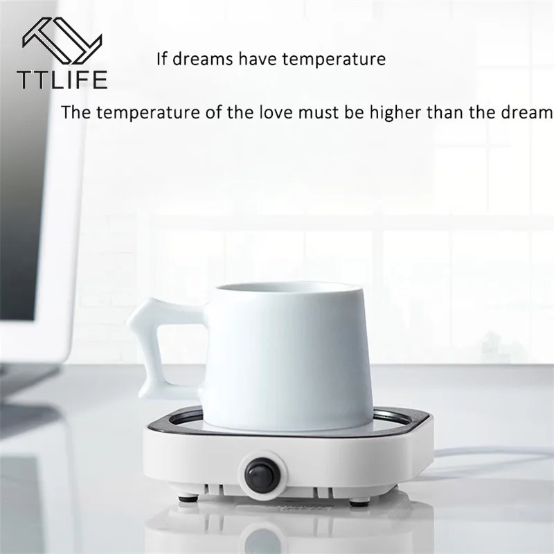 TTLIFE USB нагреватель постоянная температура нагрев подставка электрическая чайная машина настольная машина для горячего молока детская бутылка теплое молоко