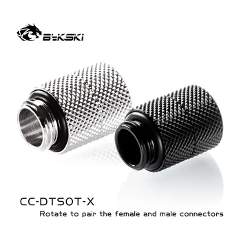 

Bykski Connectors Extender Rotary G1/4 Male & Female Thread Butt joint Fittings Material Copper CC-DTSOT-X
