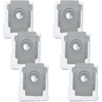

6 Pack Dirt Bags Replacement Parts Compatible with IRobot Roomba I7 I7 Vacuum Clean Base Automatic Dirt Disposal Bags
