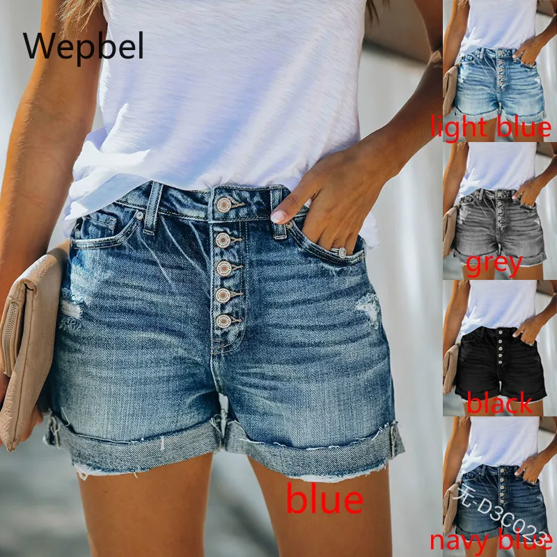 buckle womens jean shorts