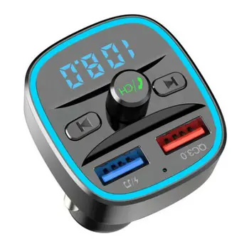 

AUX Bluetooth 5.0 Bluetooth FM Transmitter Dual USB Dual Universal Best Selling Newest
