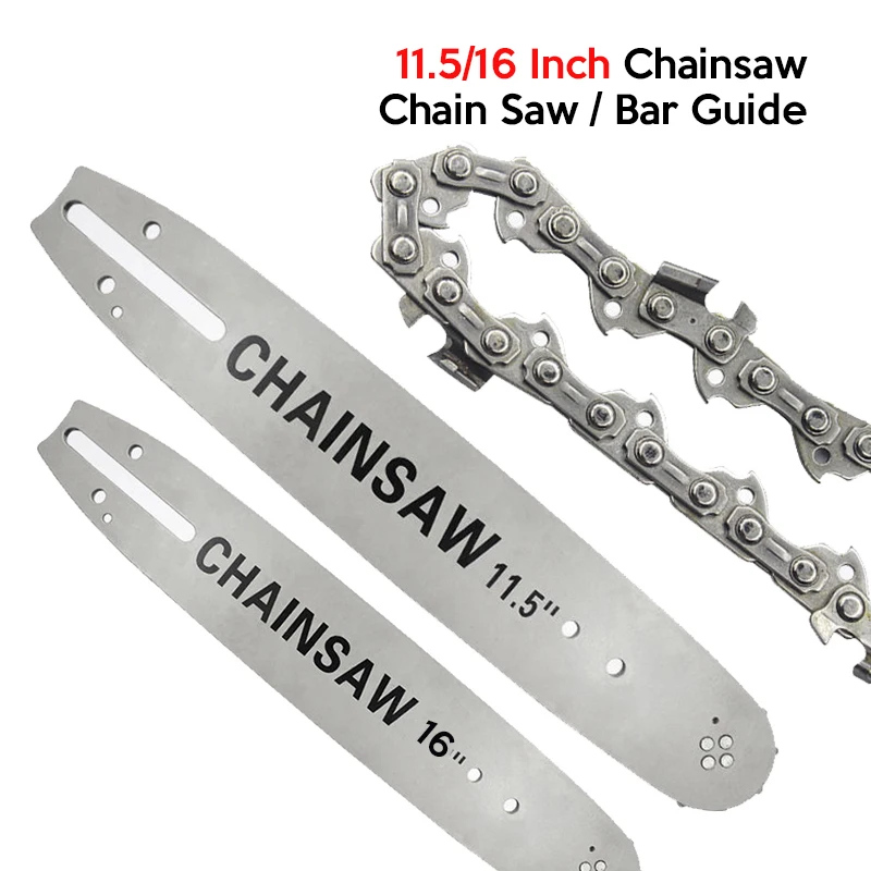 

11.5/16 Inch Chainsaw Chain Saw or Bar Guide Change Angle Grinder Into Chain Saw Woodworking Tool Wood Cutting Chainsaw Parts