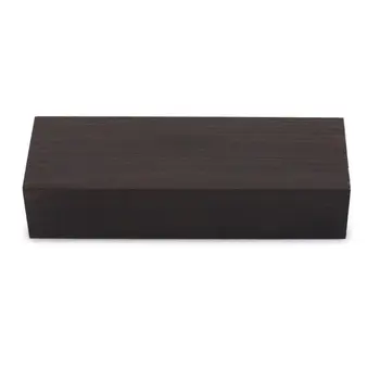 

African Ebony Lumber Knife Handle Material Wood Blanks Guitar Parts 120*40*25mm N58B