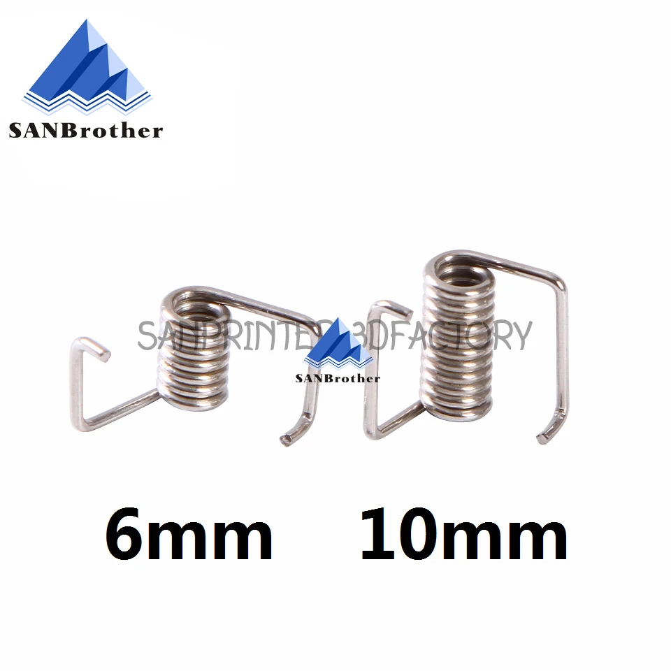 3D Printer Accessories stainless steel Timing Belt Locking Springs Torque Spring Wide 6MM 10MM