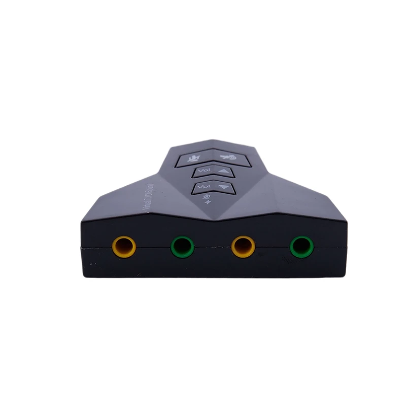 Виртуальный 7,1 канальный USB 2,0 3D Аудио Звуковая карта адаптер микрофонный динамик