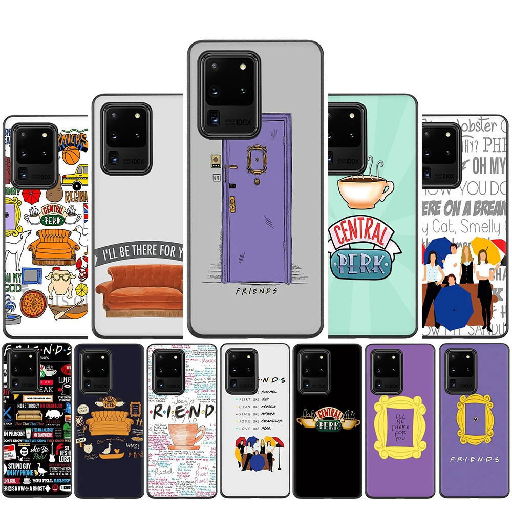 Perk Coffee friends tv Silicone Case For Samsung S10 Note 10 Lite S20 Plus Ultra A01 A11 A21 A41 A51 A71 A81 A91 | Мобильные