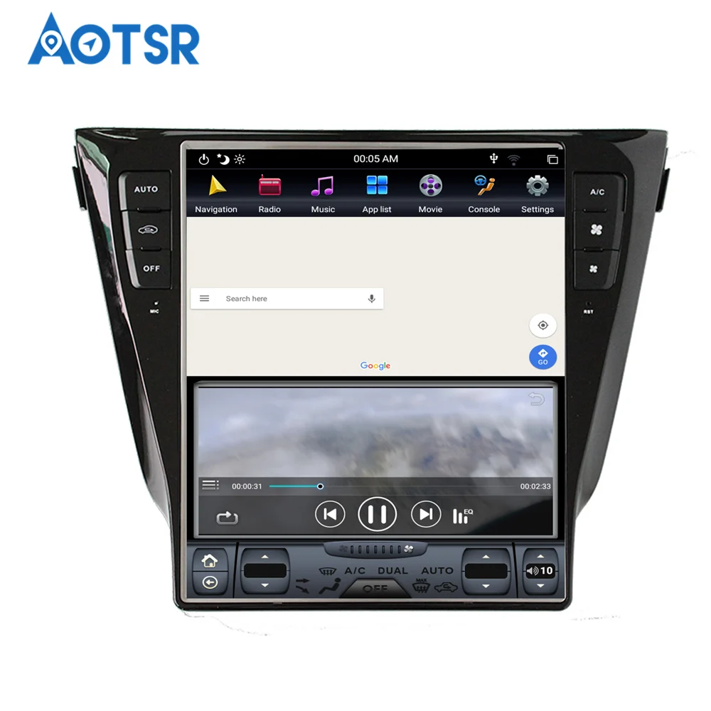 Tesla style px6 Android 8,1 4+ 64G автомобильный DVD плеер gps навигация для NISSAN Qashqai 2013- мультимедиа радио рекордер головное устройство