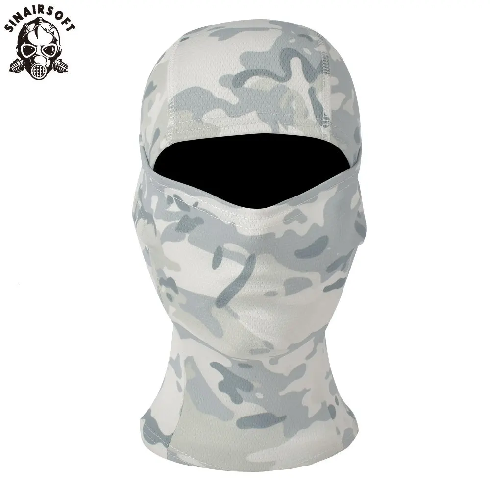 SINAIRSOFT Камуфляж армии Велоспорт подшлемник Балаклава шапки полный уход за кожей лица маска Велосипедный спорт кепки альпинизм для