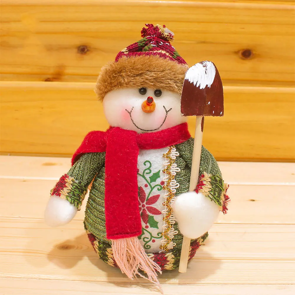 

Christmas Ornaments Party Santa Claus Doll Elk Snowman Xmas Tree Hanging Gift